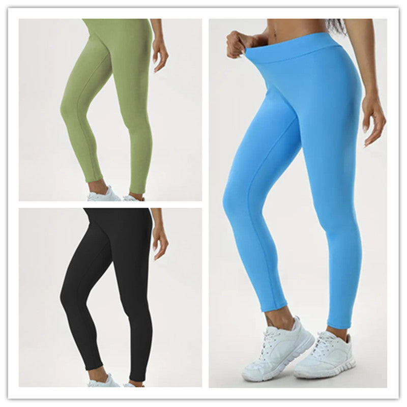 Women's High Waist Yoga Pants Elastic Lift Tight Fitness