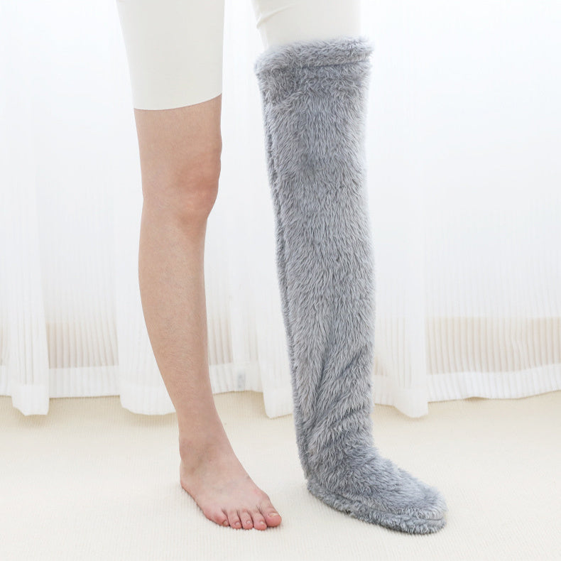 Over Knee High Fuzzy Socks Winter Warm Thigh Highs