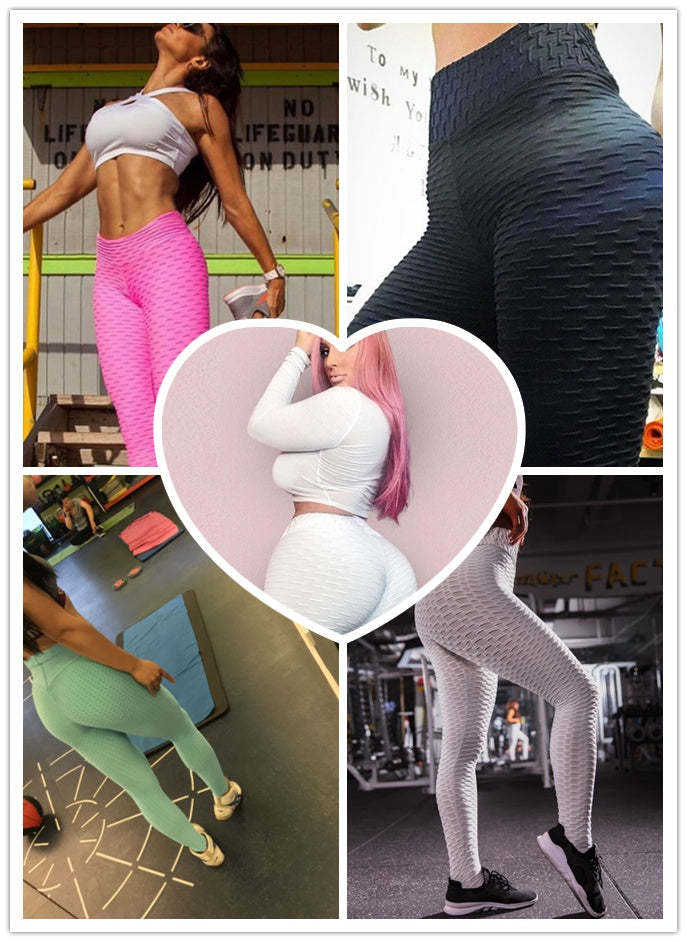 Booty Lifting Anti Cellulite Scrunch Leggings No Pocket