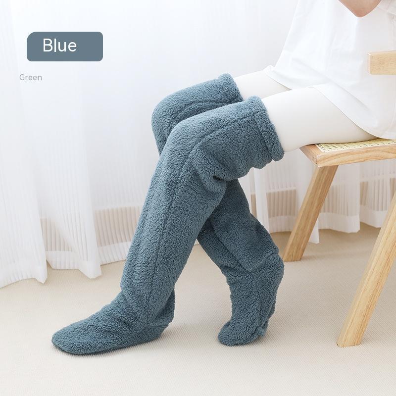 Over Knee High Fuzzy Socks Winter Warm Thigh Highs