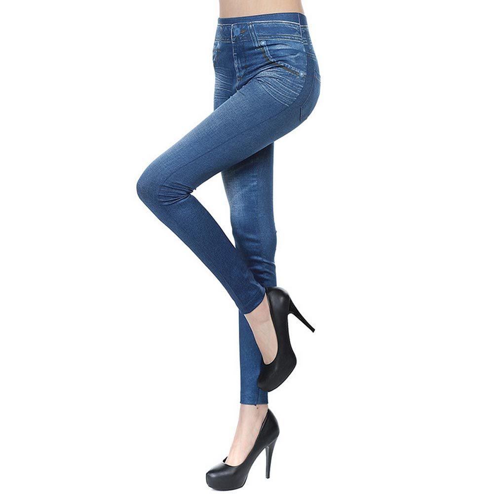 High Waisted Jeggings Denim Leggings for Everyday Comfort