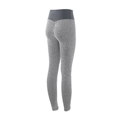Plaid Leggings Yoga Pants Seamless High Waist Breathable