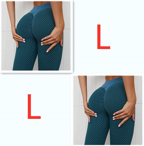Plaid Leggings Yoga Pants Seamless High Waist Breathable