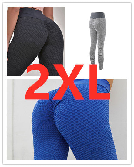 Plaid Leggings Yoga Pants Seamless High Waist Breathable