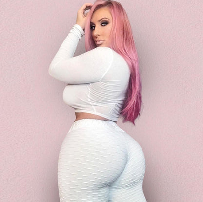 Booty Lifting Anti Cellulite Scrunch Leggings No Pocket
