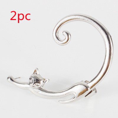 Bohemian Drop Earrings Ethnic Statement Jewelry Black Alloy