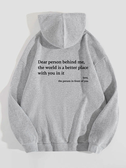 Unisex Hooded Fleece Sweatshirt With Kangaroo Pocket