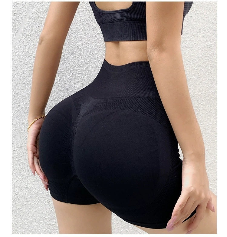 High Waist Yoga Shorts Seamless Butt Lift Leggings Women