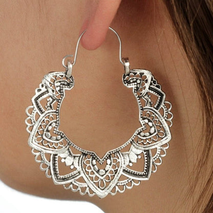 Bohemian Ethnic Earrings For Women Geometry Plated Alloy