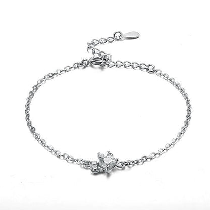 Animal Paw Jewelry Set Cat Dog Bear Ring Necklace Bracelets