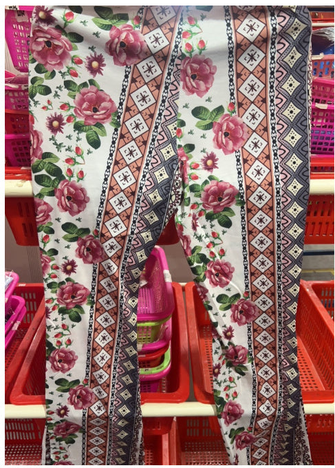 High Waist Print Leggings For Women Slim Fit Stretchy Pants