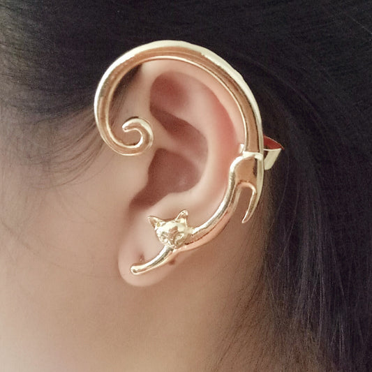 Bohemian Drop Earrings Ethnic Statement Jewelry Black Alloy