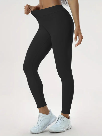 Women's High Waist Yoga Pants Elastic Lift Tight Fitness