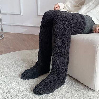 Over Knee High Fuzzy Socks Winter Warm Thigh Highs