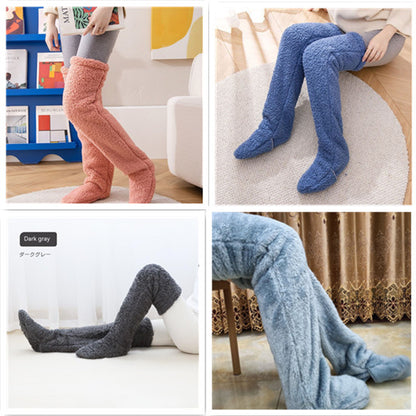 Over Knee High Fuzzy Socks Winter Warm Thigh Highs