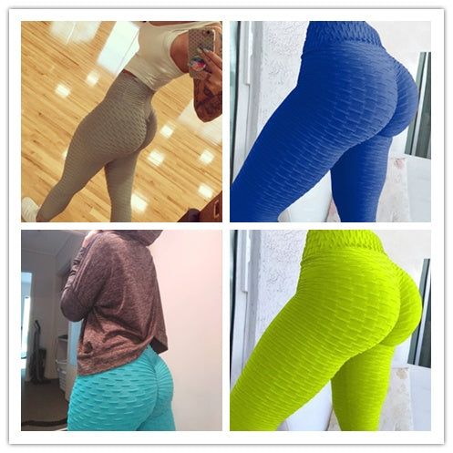 Booty Lifting Anti Cellulite Scrunch Leggings No Pocket