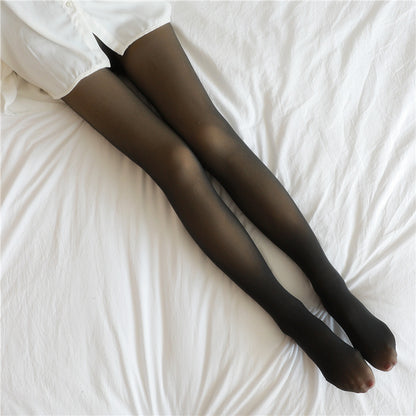 Fleece Lined Tights Thermal Winter Leggings Plus Size