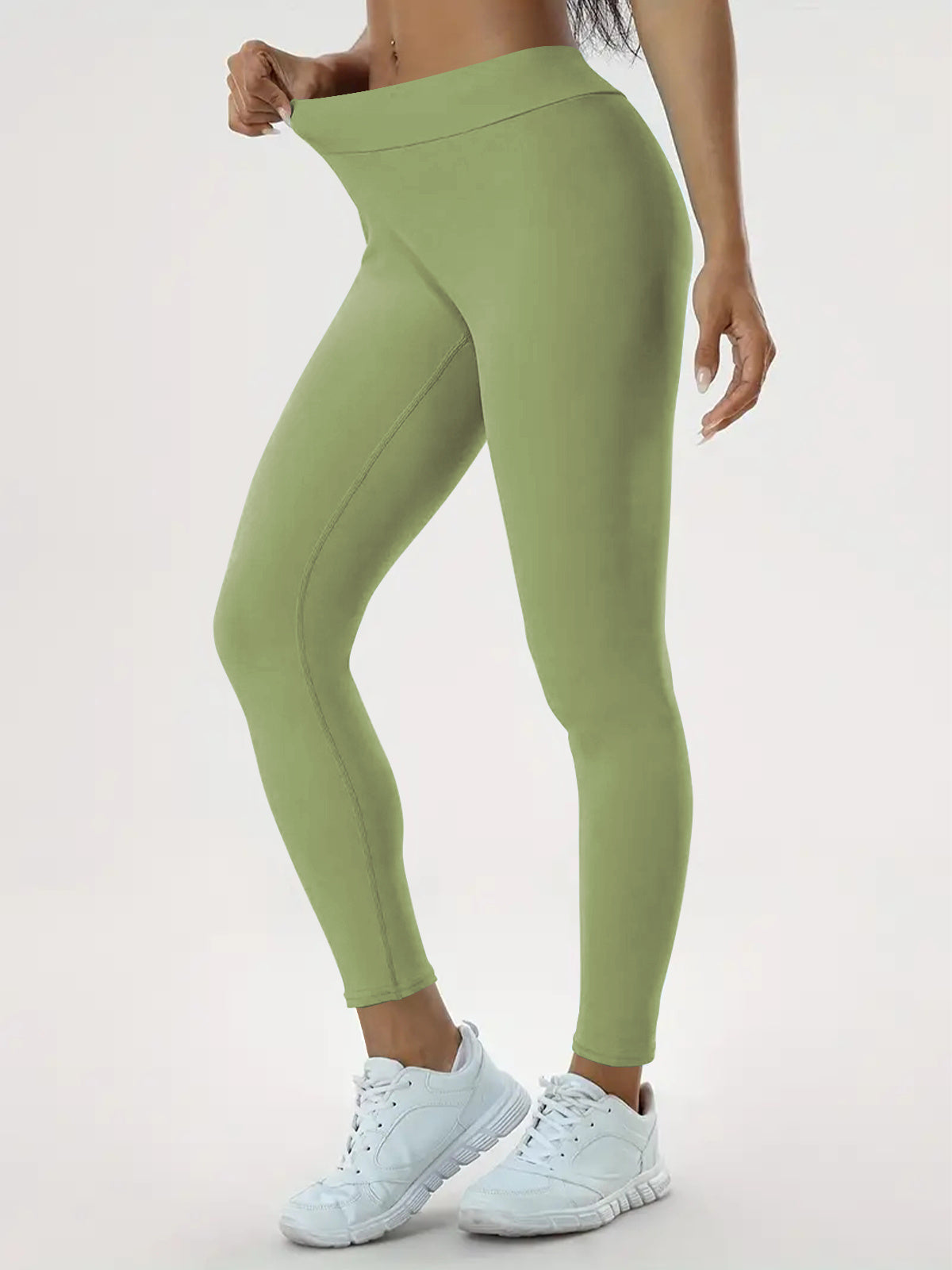 Women's High Waist Yoga Pants Elastic Lift Tight Fitness