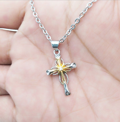 Octagonal Star Cross Alloy Pendant Necklace for Women
