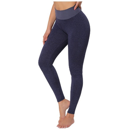 Plaid Leggings Yoga Pants Seamless High Waist Breathable