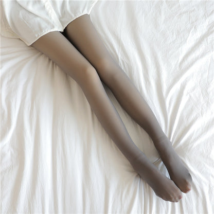 Fleece Lined Tights Thermal Winter Leggings Plus Size