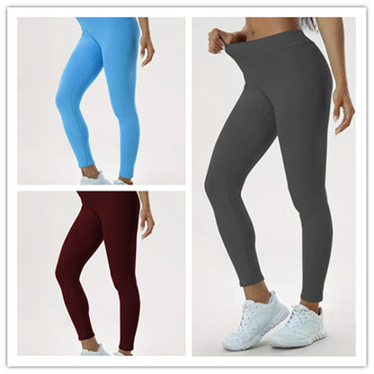 Women's High Waist Yoga Pants Elastic Lift Tight Fitness