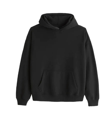 Women's Floral Print Hooded Pullover Pocket Top Loose Fit