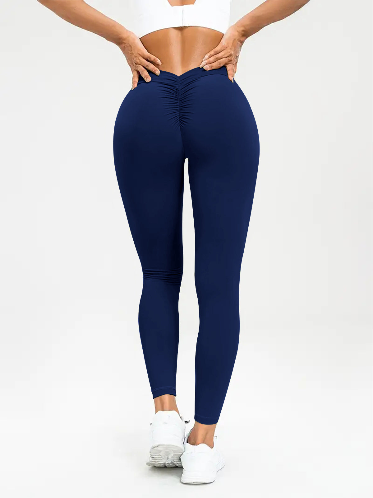 Women's High Waist Yoga Pants Elastic Lift Tight Fitness