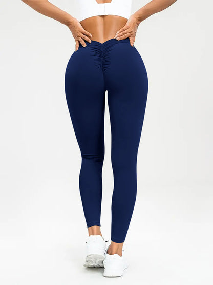 Women's High Waist Yoga Pants Elastic Lift Tight Fitness