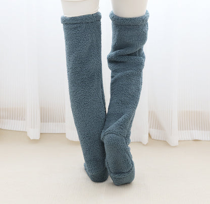 Over Knee High Fuzzy Socks Winter Warm Thigh Highs