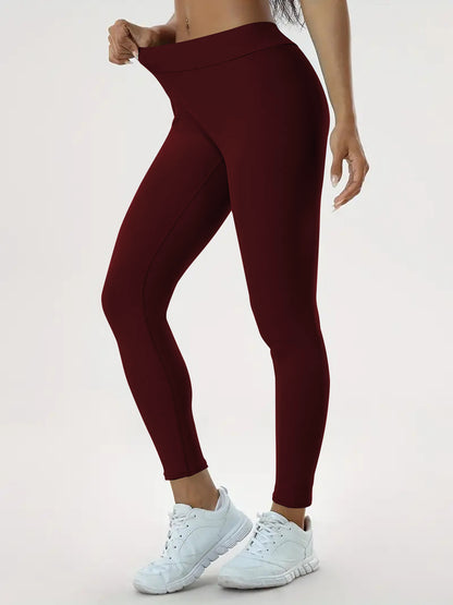 Women's High Waist Yoga Pants Elastic Lift Tight Fitness