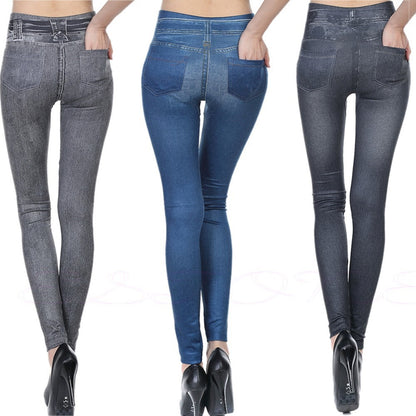 High Waisted Jeggings Denim Leggings for Everyday Comfort